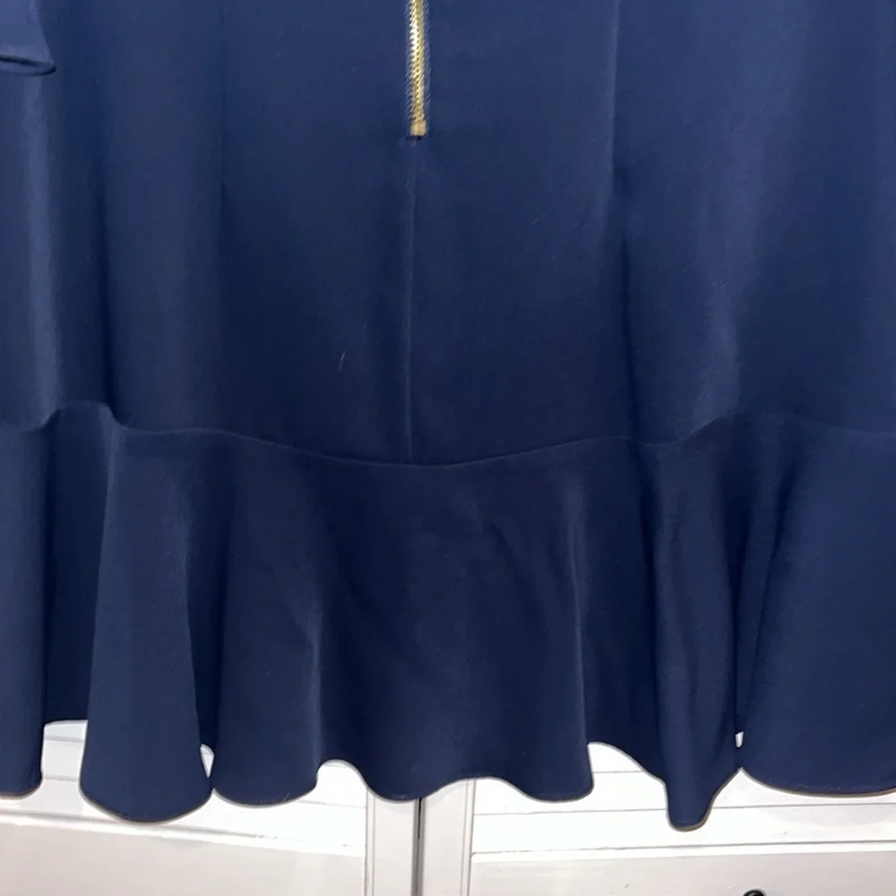 Sail To Sable STS‎ Navy ruffle hem dress women size 4